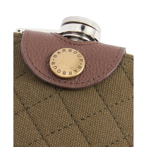 Barbour Padbury Quilted Hip Flask